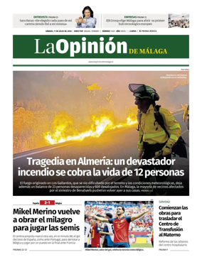 Cover of La Opinion de Malaga