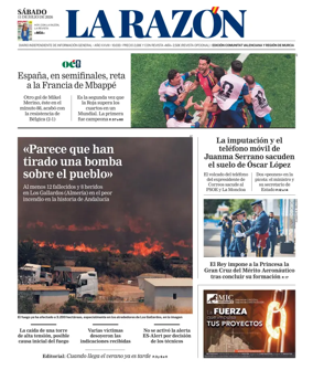Cover of La Razon (Levante)