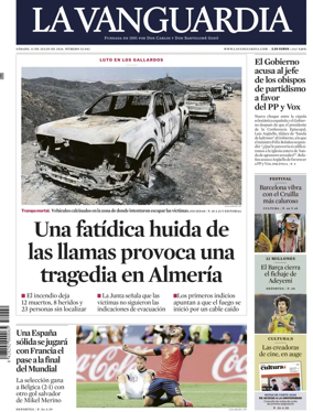 Cover of La Vanguardia (1st Edition)