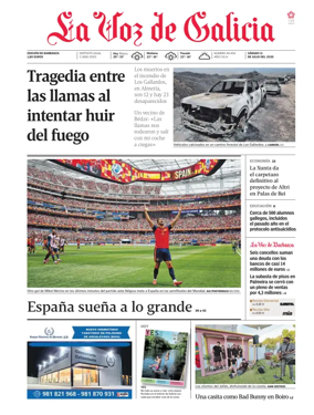 Cover of La Voz de Galicia (Barbanza)