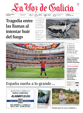 Cover of La Voz de Galicia (Carballo)