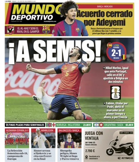 Cover of Mundo Deportivo (At. Madrid)