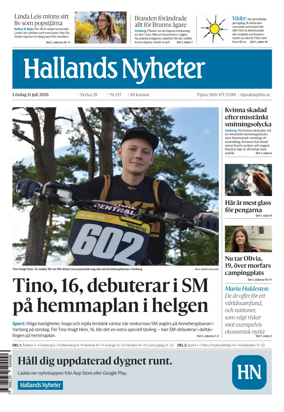 Cover of Hallands Nyheter
