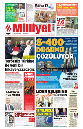 Cover of Milliyet