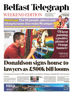 Cover of Belfast Telegraph