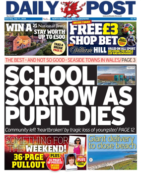 Cover of Daily Post (North Wales)