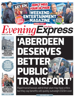 Cover of Evening Express