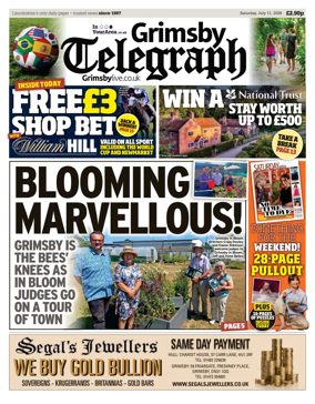 Cover of Grimsby Telegraph