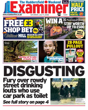 Cover of Huddersfield Daily Examiner