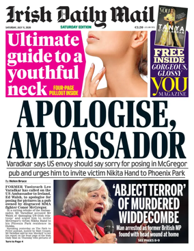 Cover of Irish Daily Mail