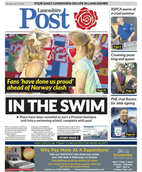 Cover of Lancashire Evening Post