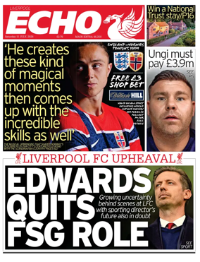 Cover of Liverpool Echo