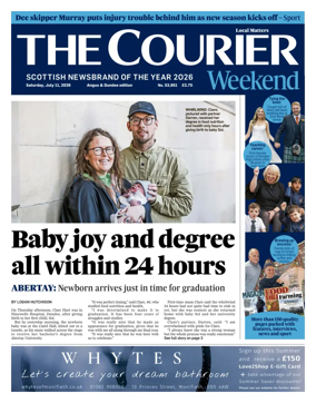 Cover of The Courier & Advertiser (Angus and Dundee)
