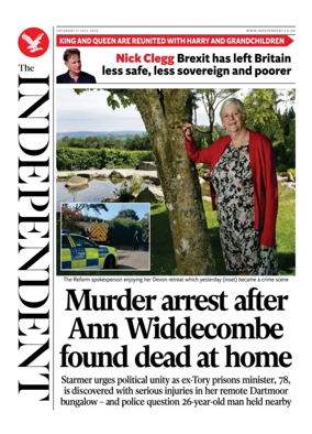Cover of The Independent