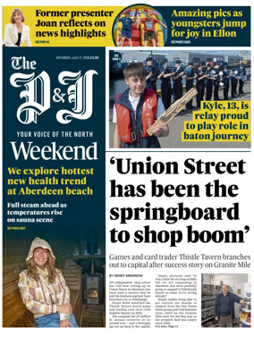 Cover of The Press and Journal (Aberdeen and Aberdeenshire)