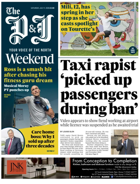 Cover of The Press and Journal (Inverness Highlands and Islands)