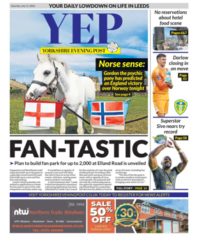 Cover of Yorkshire Evening Post