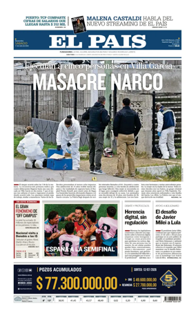 Cover of El Pais (Uruguay)