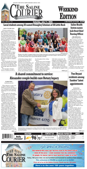 Cover of The Saline Courier Weekend