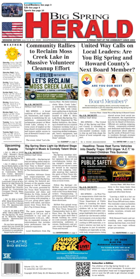 Cover of Big Spring Herald Weekend