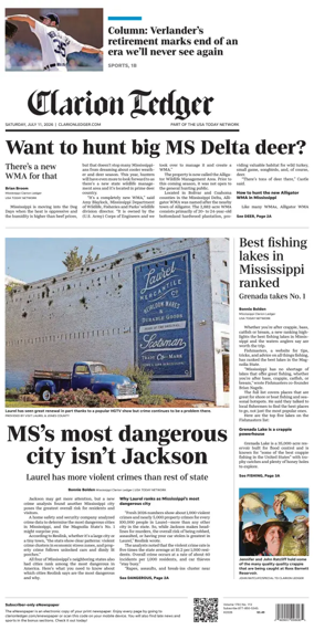 Cover of Clarion Ledger