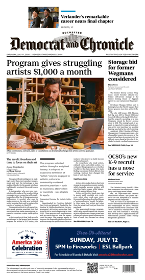 Cover of Democrat and Chronicle
