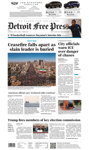 Cover of Detroit Free Press
