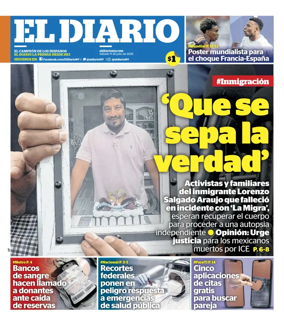 Cover of El Diario