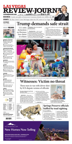 Cover of Las Vegas Review-Journal