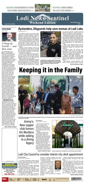 Cover of Lodi News-Sentinel