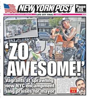 Cover of New York Post