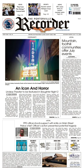 Cover of Porterville Recorder