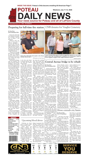 Cover of Poteau Daily News