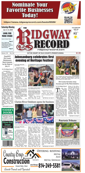 Cover of Ridgway Record