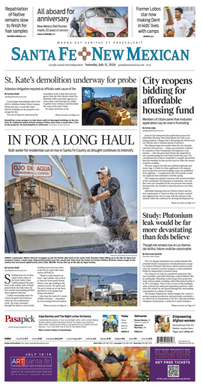 Cover of Santa Fe New Mexican