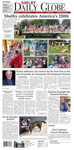 Cover of Shelby Daily Globe