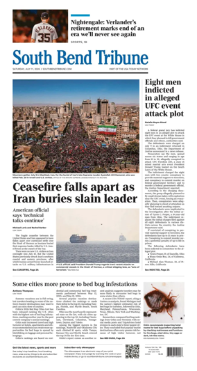 Cover of South Bend Tribune