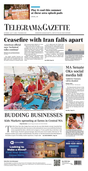 Cover of Telegram & Gazette