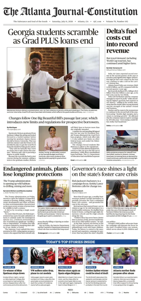 Cover of The Atlanta Journal-Constitution