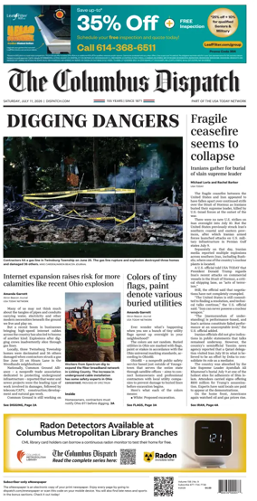 Cover of The Columbus Dispatch