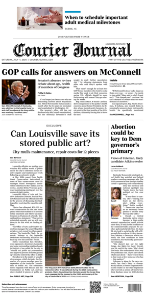 Cover of The Courier-Journal (Louisville)