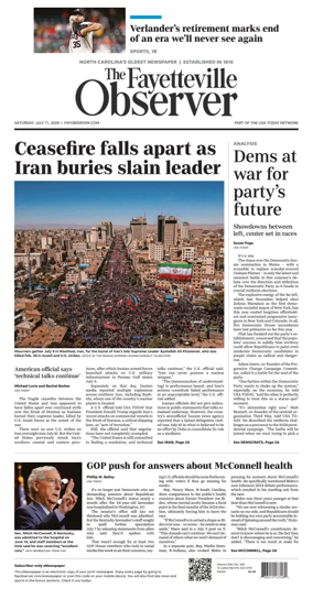 Cover of The Fayetteville Observer