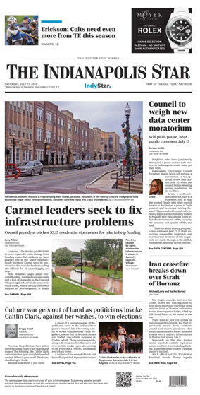Cover of The Indianapolis Star