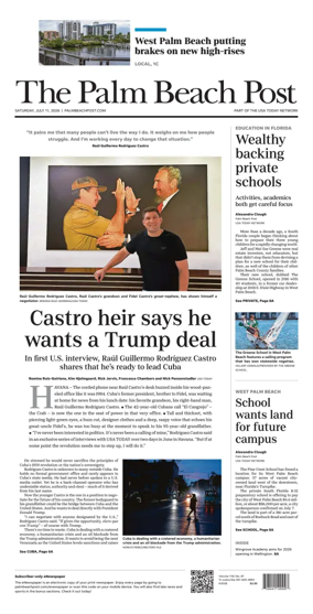 Cover of The Palm Beach Post