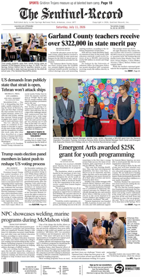 Cover of The Sentinel-Record