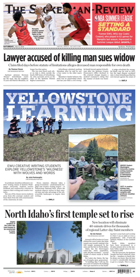 Cover of The Spokesman-Review (Spokane)