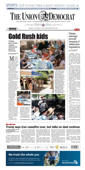 Cover of The Union Democrat