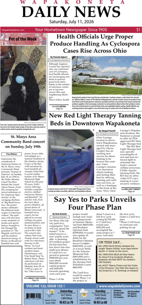 Cover of Wapakoneta Daily News