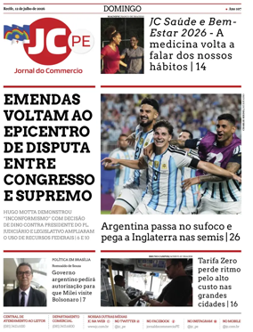 Cover of Jornal do Commercio