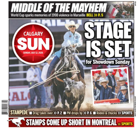 Cover of Calgary Sun